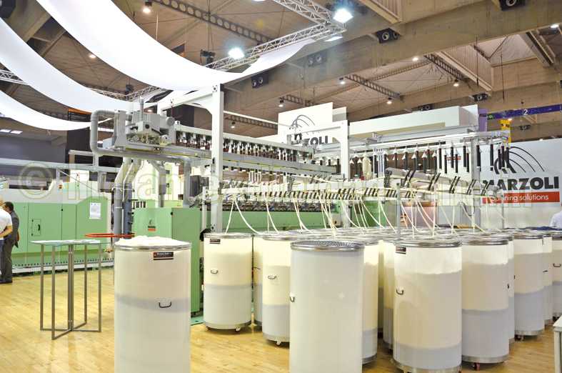 Marzoli’s complete line of machines for spinning cotton and synthetic